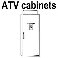 Преобразователь частоты ATV71 132КВТ 415В ЭМС в комплектном напольном шкафу | код ATV71ES5C13N4 | Schneider Electric